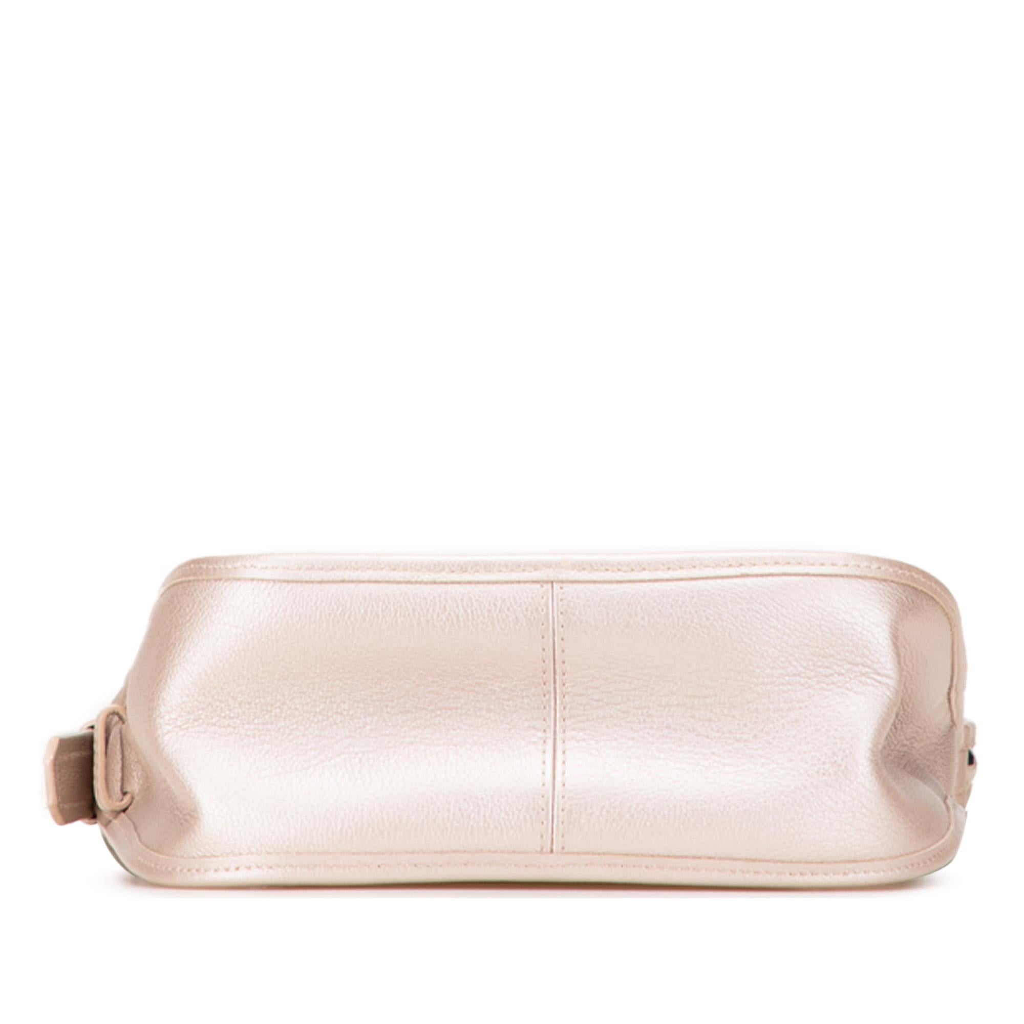 Chanel Metallic Calfskin Quilted Jungle Stroll Hobo