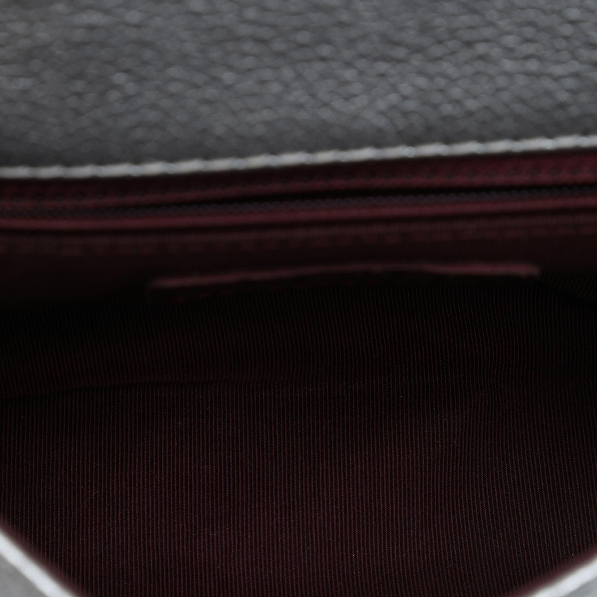 Chanel Metallic Grained Calfskin Pilot Essentials Double Sided Flap