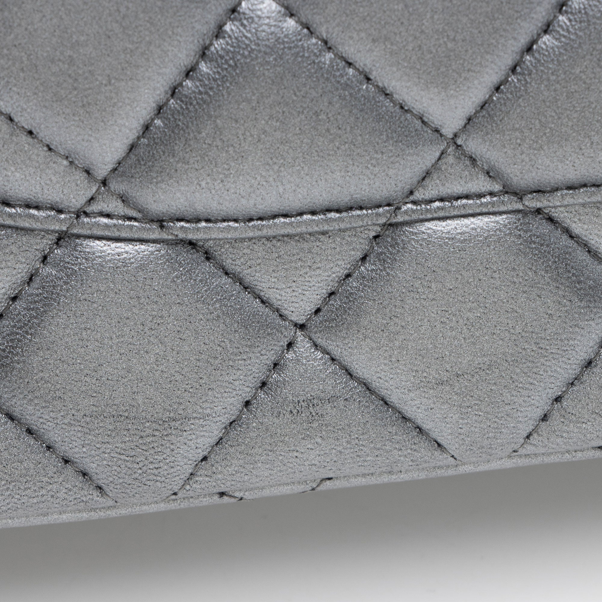 Chanel Metallic Lambskin Classic Maxi Double Flap Bag