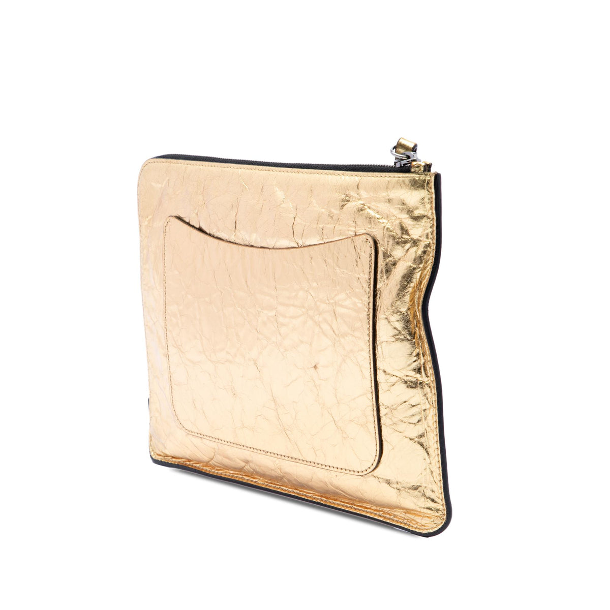Chanel Metallic Lambskin Je Ne Suis Pas En Solde Clutch