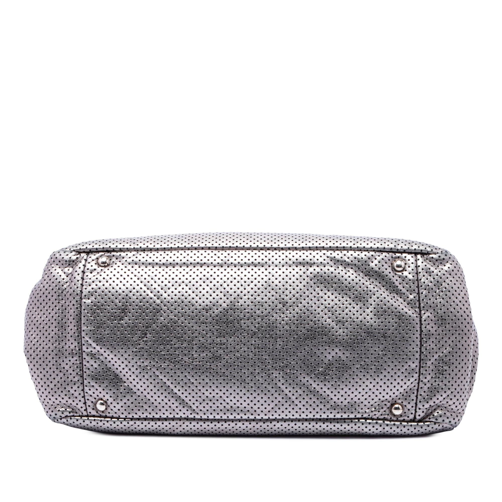 Chanel Metallic Perforated Calfskin Reissue 2.55 Drill Accordion Flap