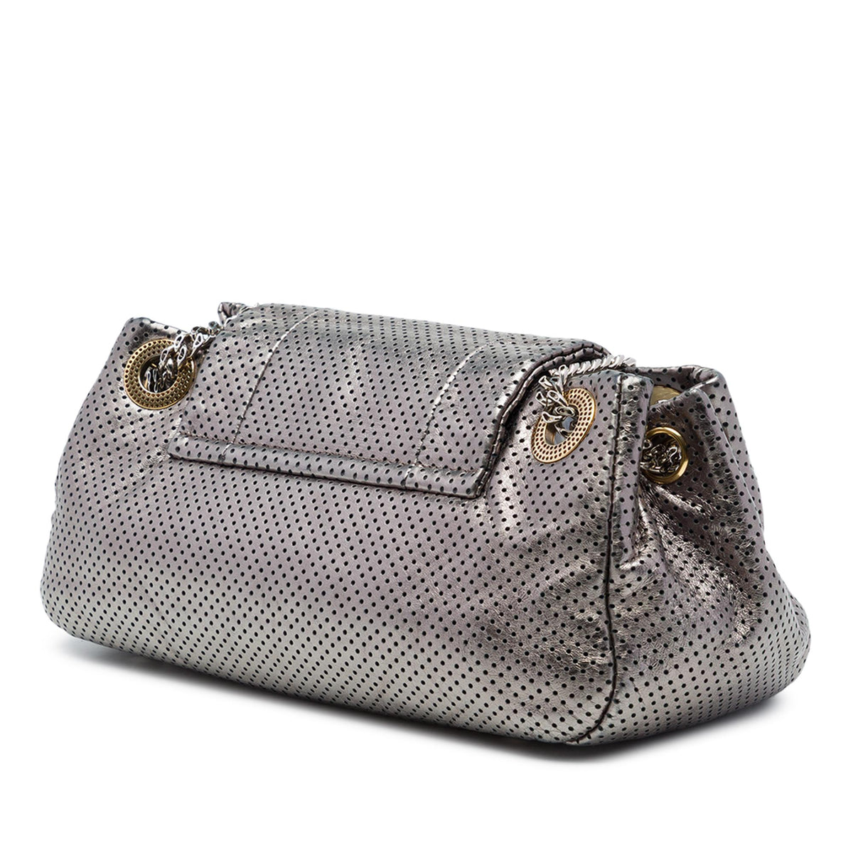 Chanel Metallic Perforated Calfskin Reissue 2.55 Drill Accordion Flap