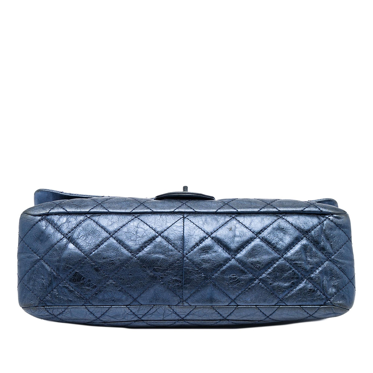 Chanel Metallic Quilted Aged Calfskin Reissue 2.55 Double Flap 228