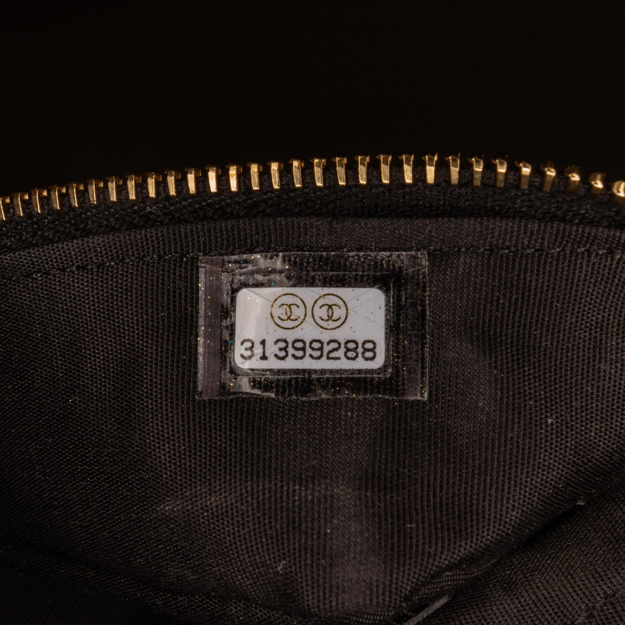 Chanel Micro Caviar Vanity Case with Chain