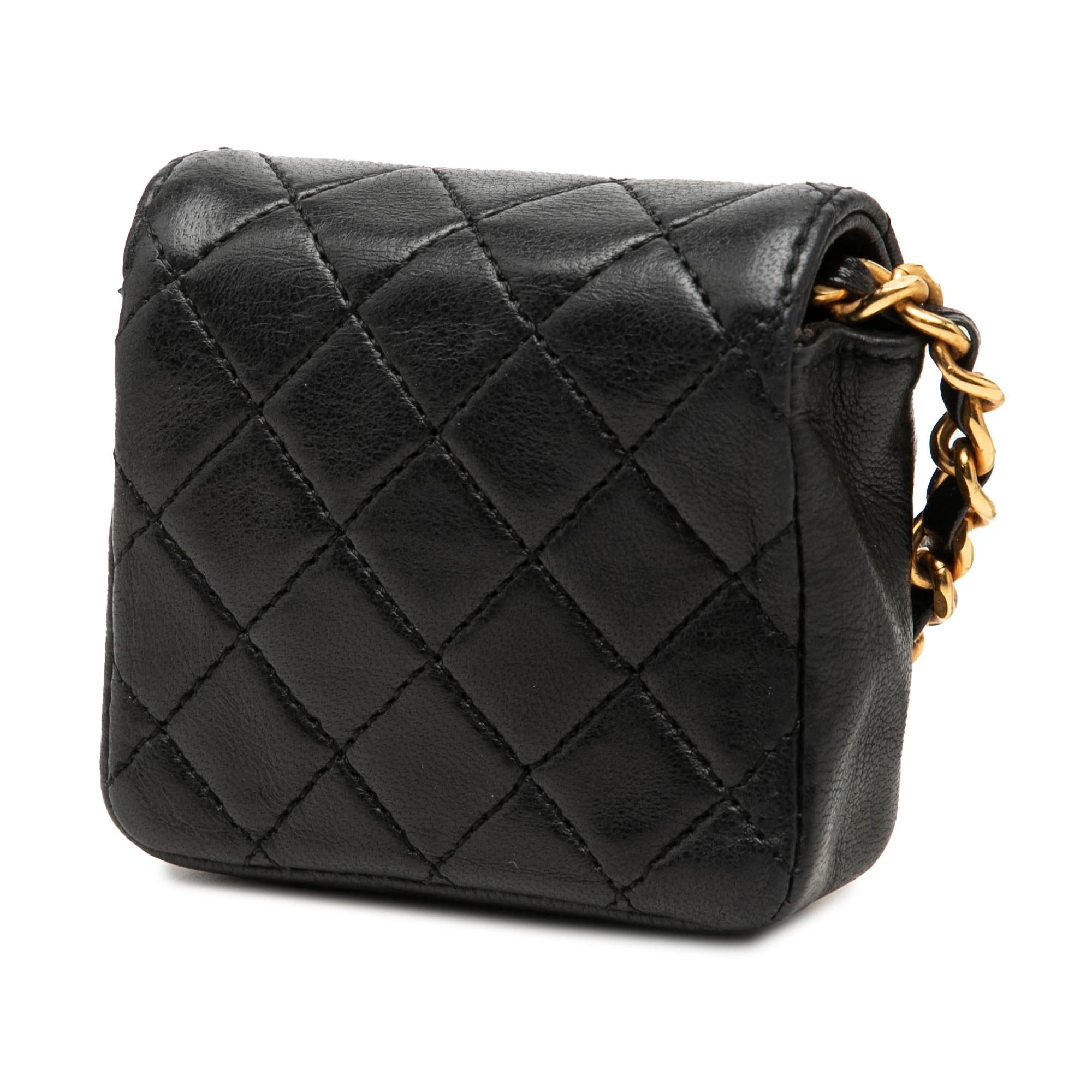 Chanel Micro Quilted Lambskin Single Flap