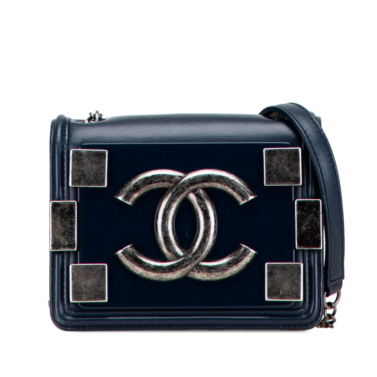 Chanel Mini Acrylic and Calfskin Boy Brick Flap