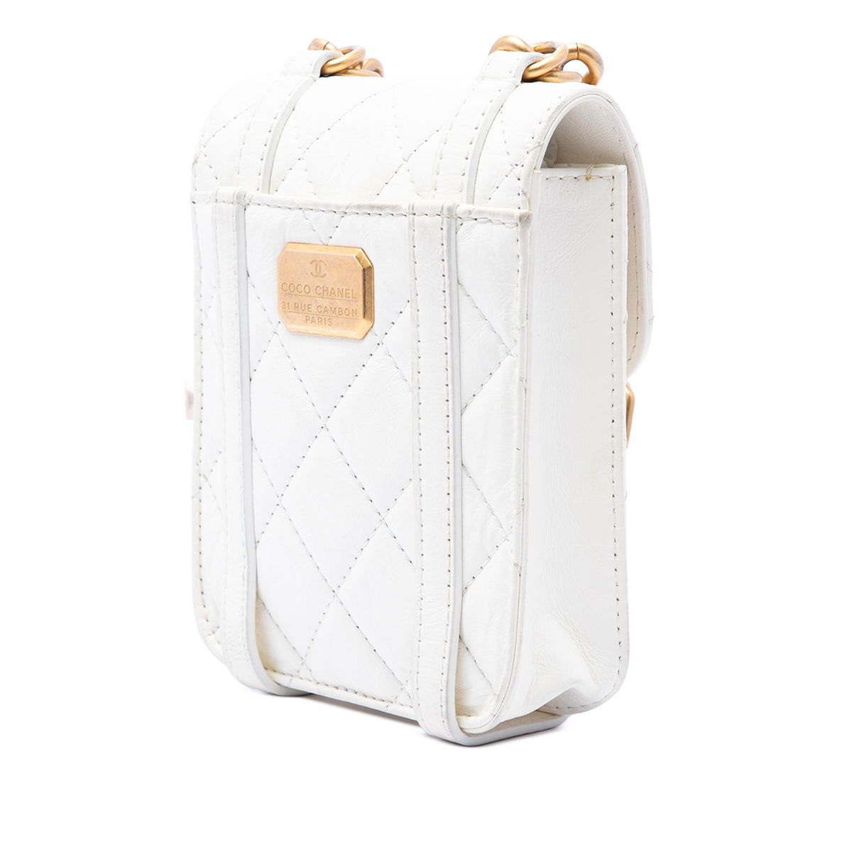 Chanel Mini Aged Calfskin City School Flap
