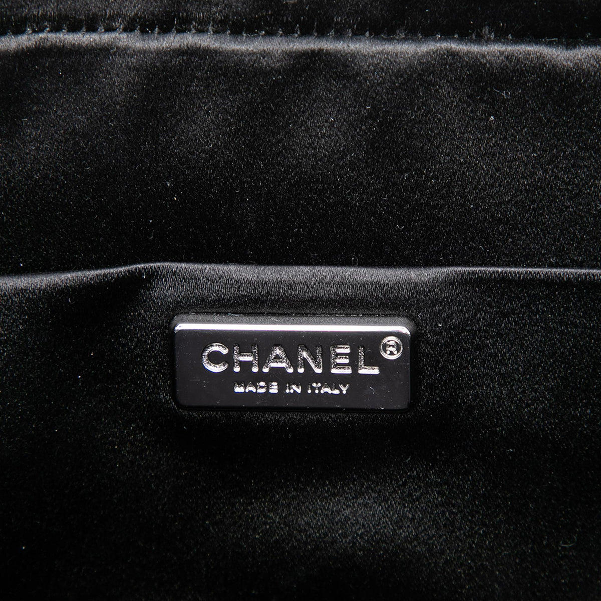 Chanel Mini CC Patent Clutch With Chain
