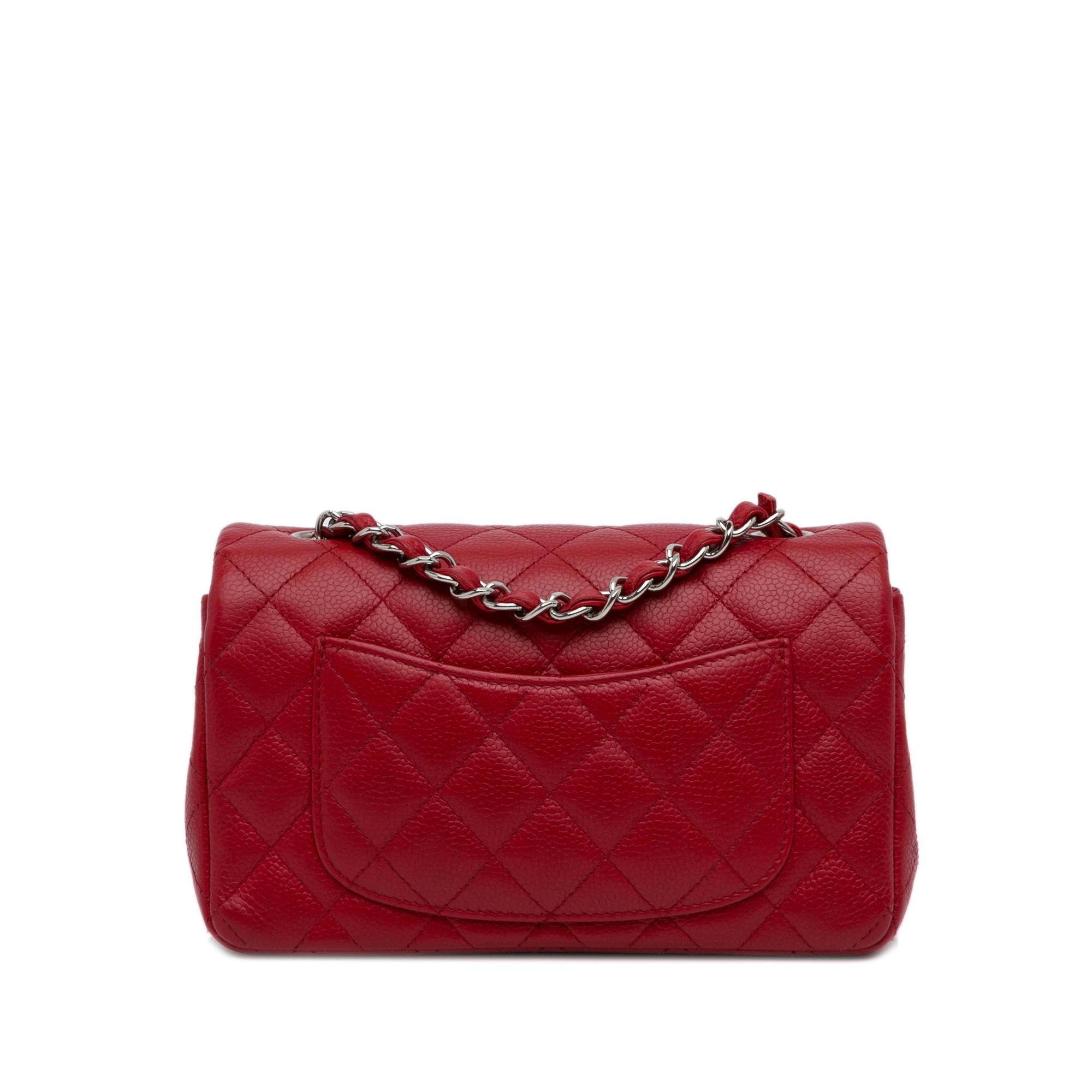 Chanel Mini Classic Lambskin Rectangular Single Flap (SHG-1NOr7r)