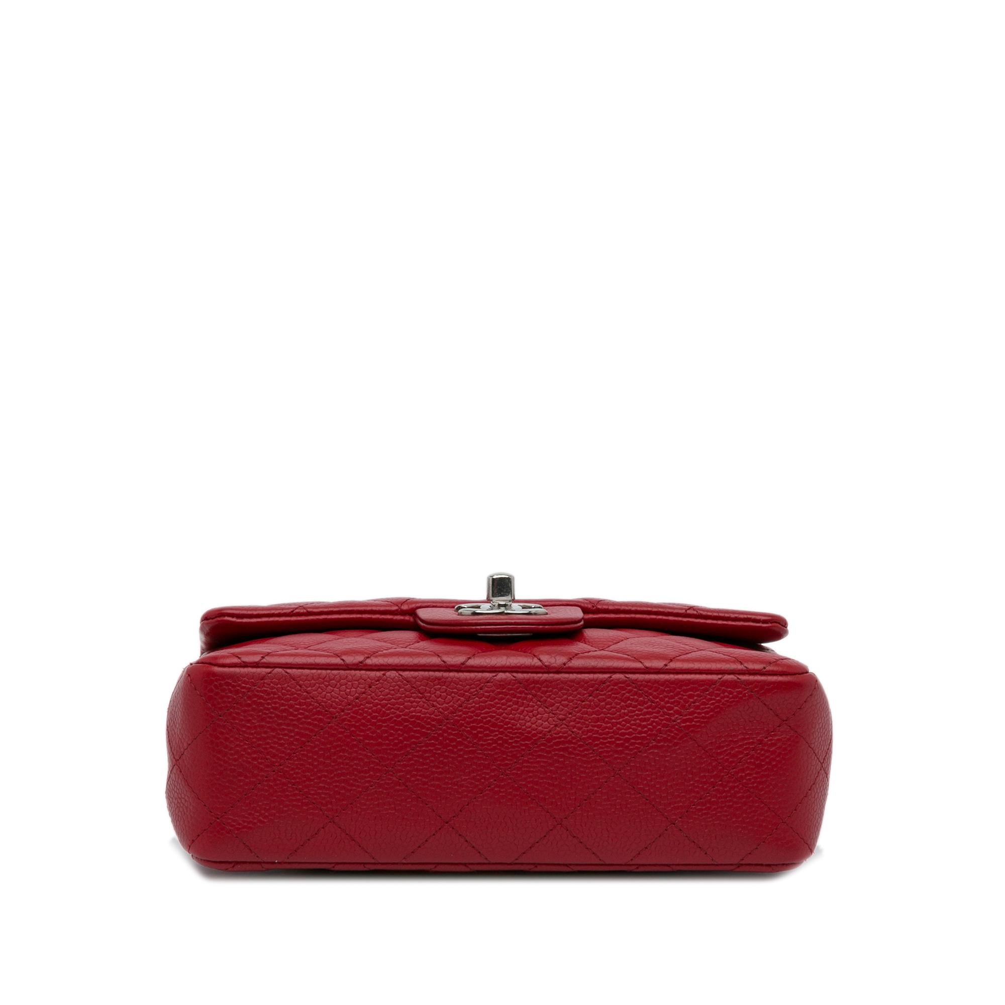 Chanel Mini Classic Lambskin Rectangular Single Flap (SHG-1NOr7r)