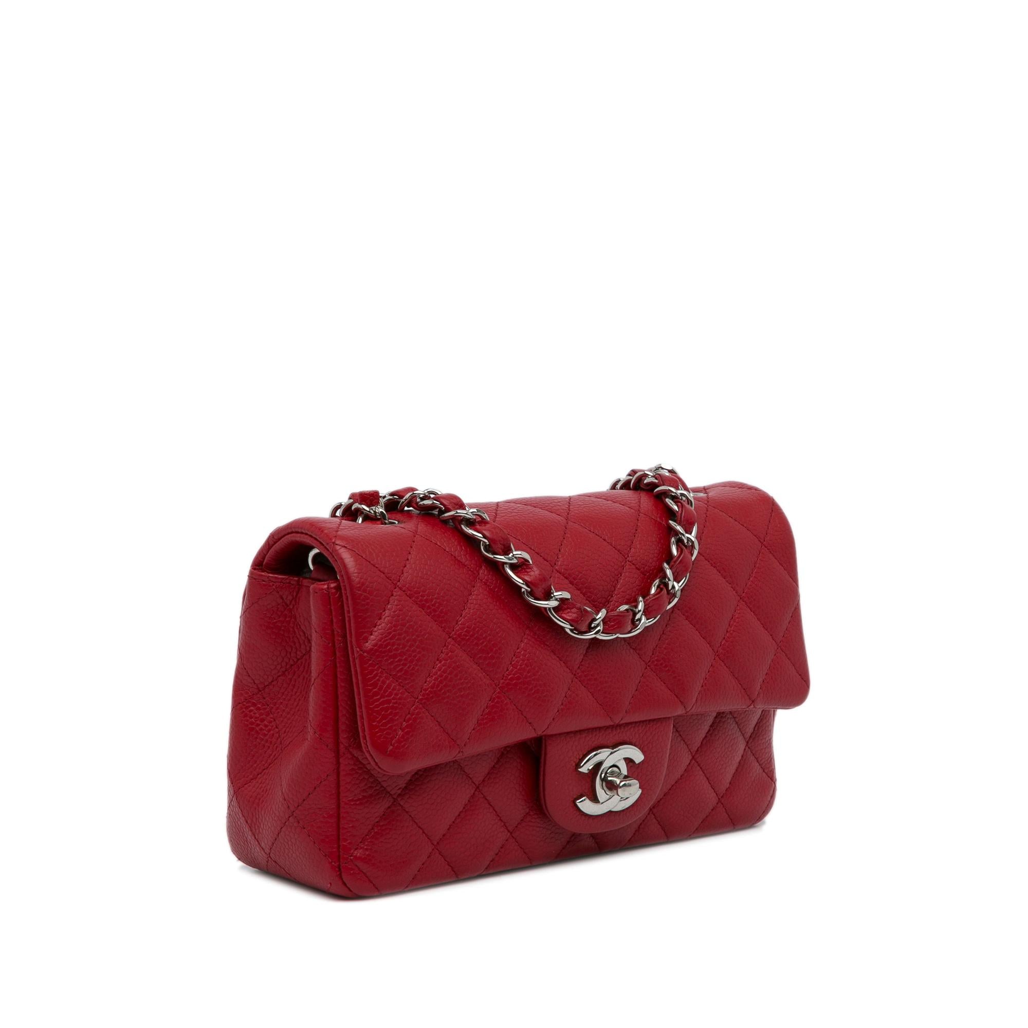 Chanel Mini Classic Lambskin Rectangular Single Flap (SHG-1NOr7r)