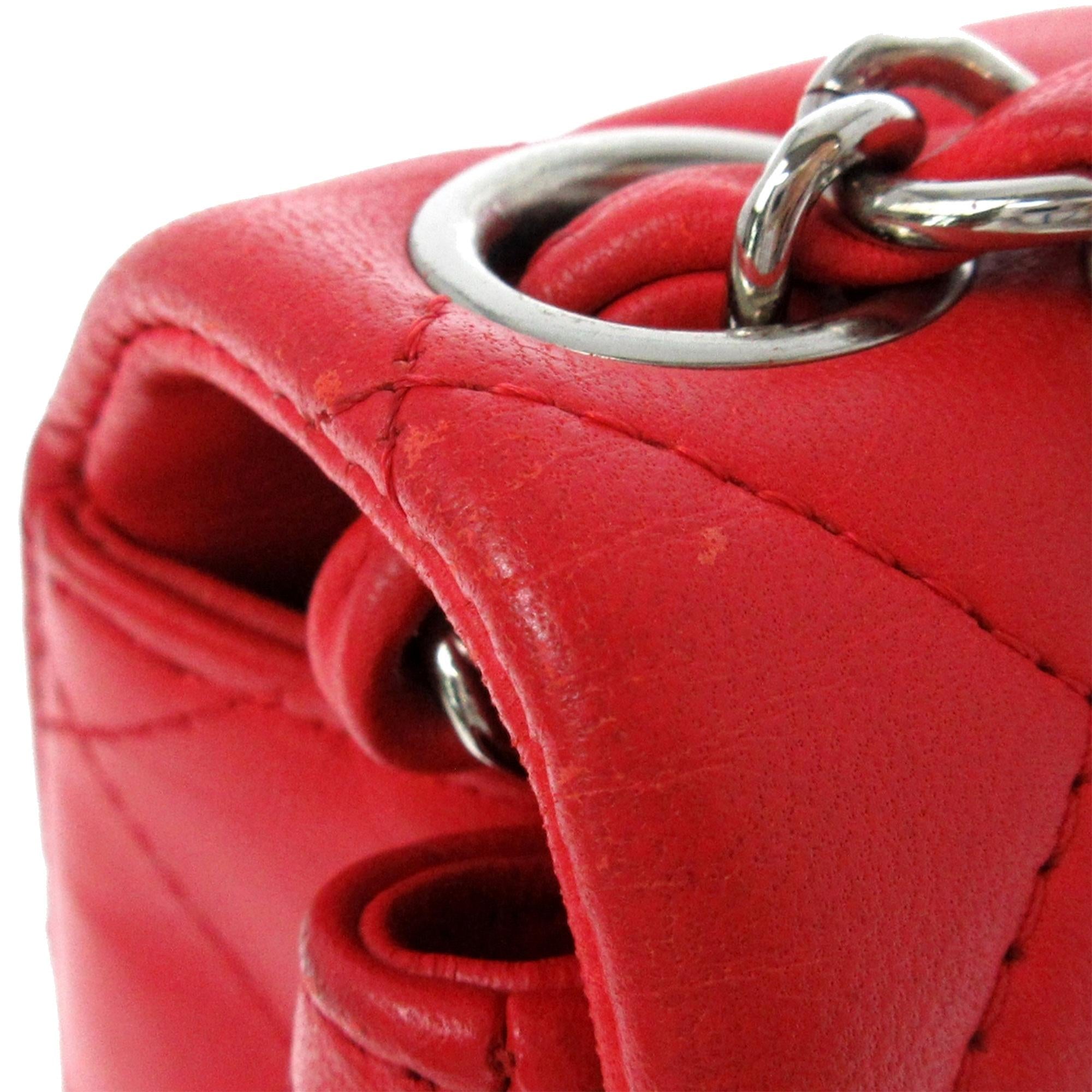 Chanel Mini Classic Lambskin Square Single Flap (SHG-bY710T)