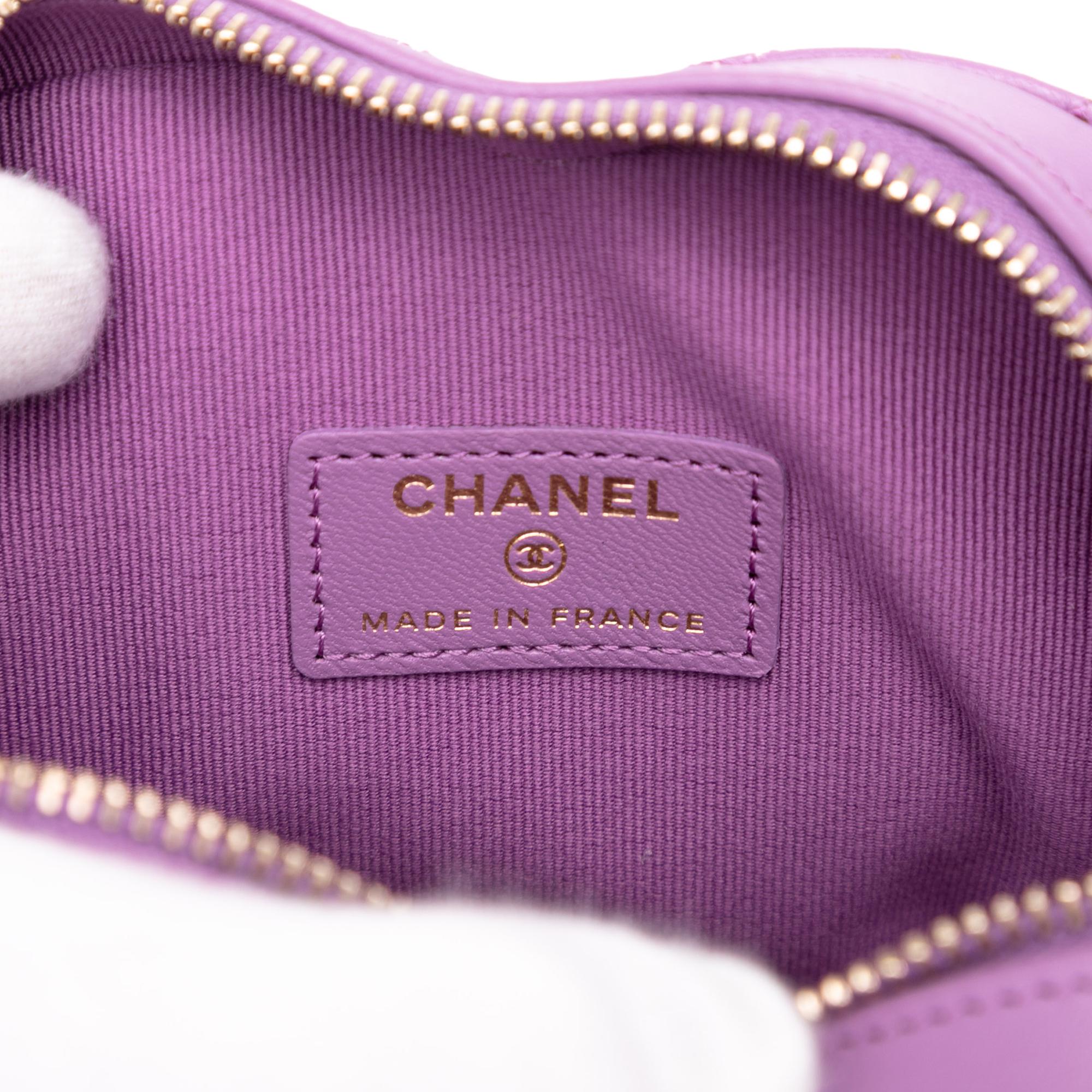 Chanel Mini Lambskin CC in Love Heart Crossbody