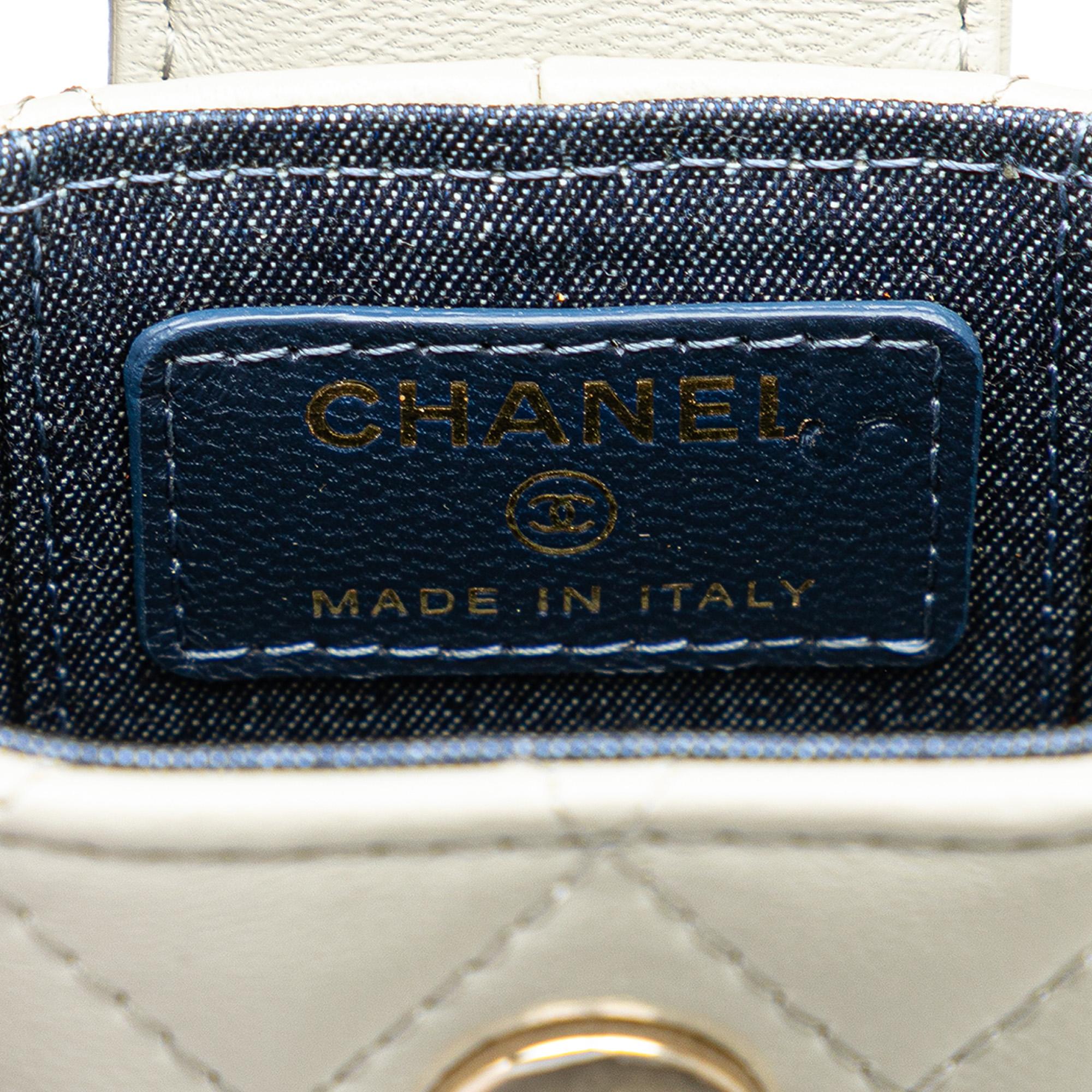 Chanel Mini Lambskin Elegant Chain Vanity Case