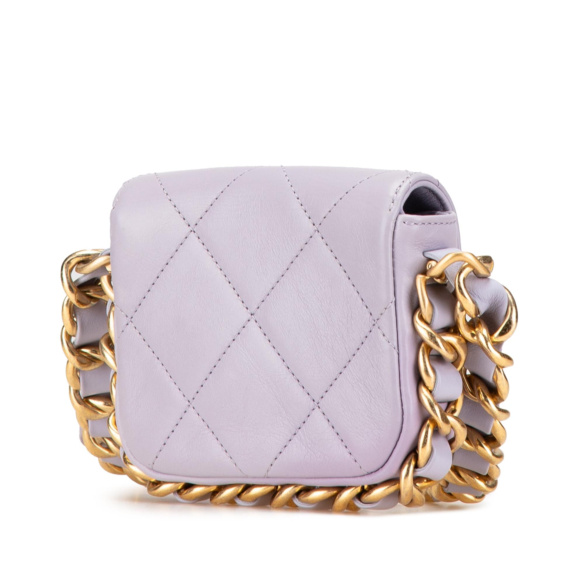 Chanel Mini Quilted Calfskin Framing Chain Flap