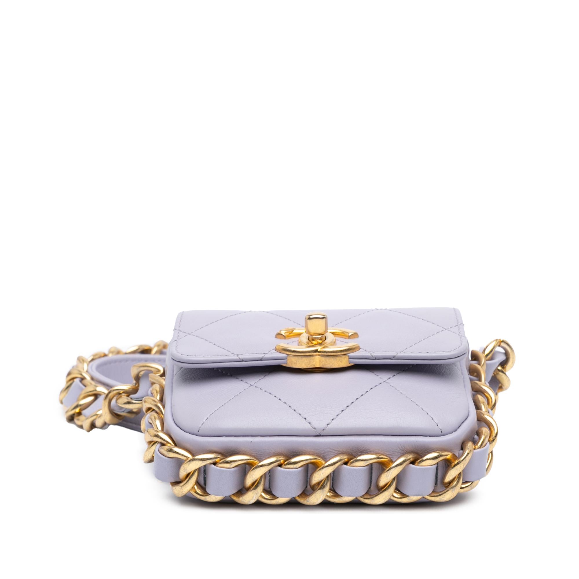 Chanel Mini Quilted Calfskin Framing Chain Flap