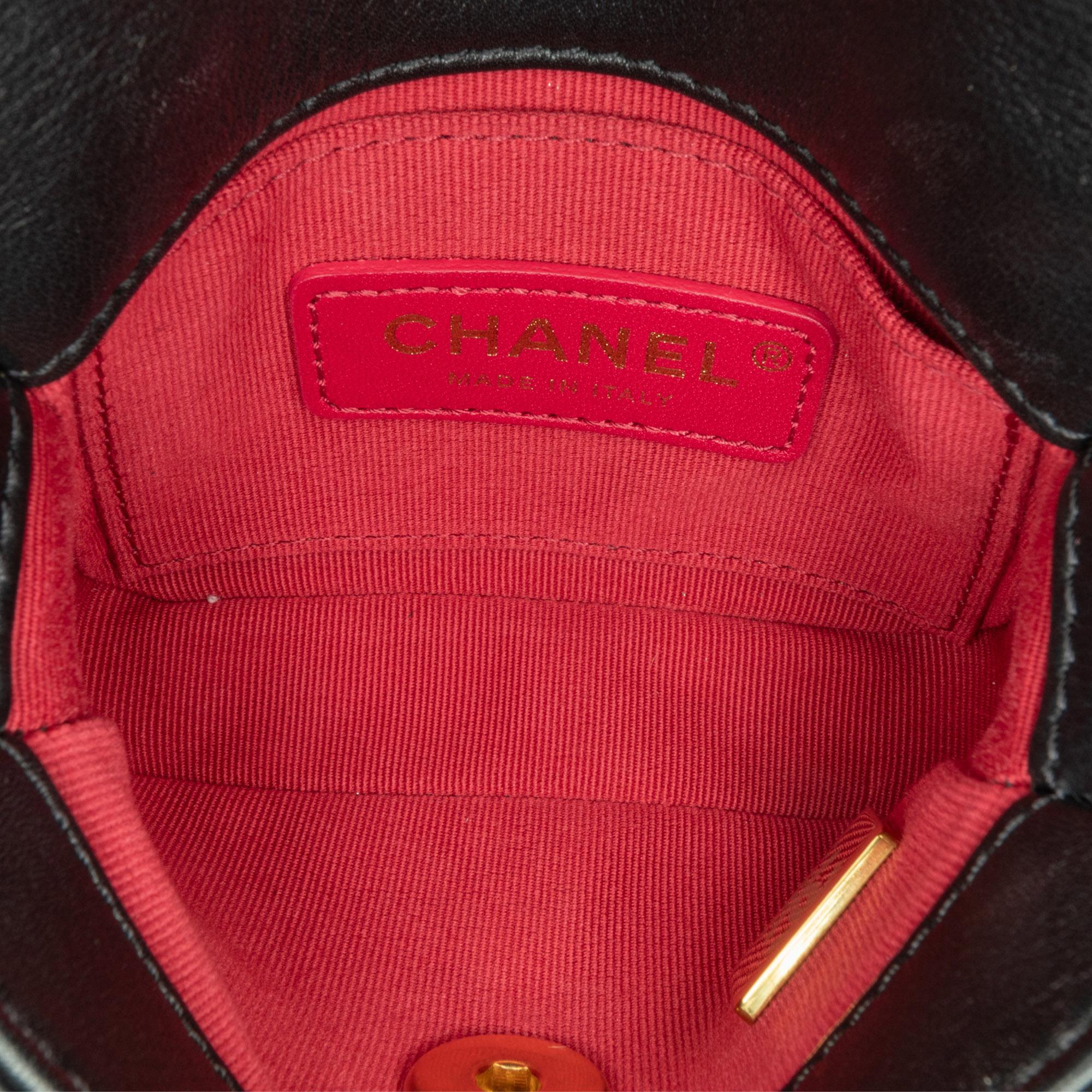 Chanel Mini Quilted Calfskin Framing Chain Flap