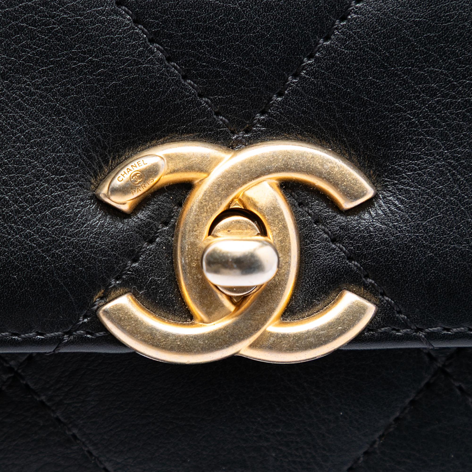 Chanel Mini Quilted Calfskin Framing Chain Flap