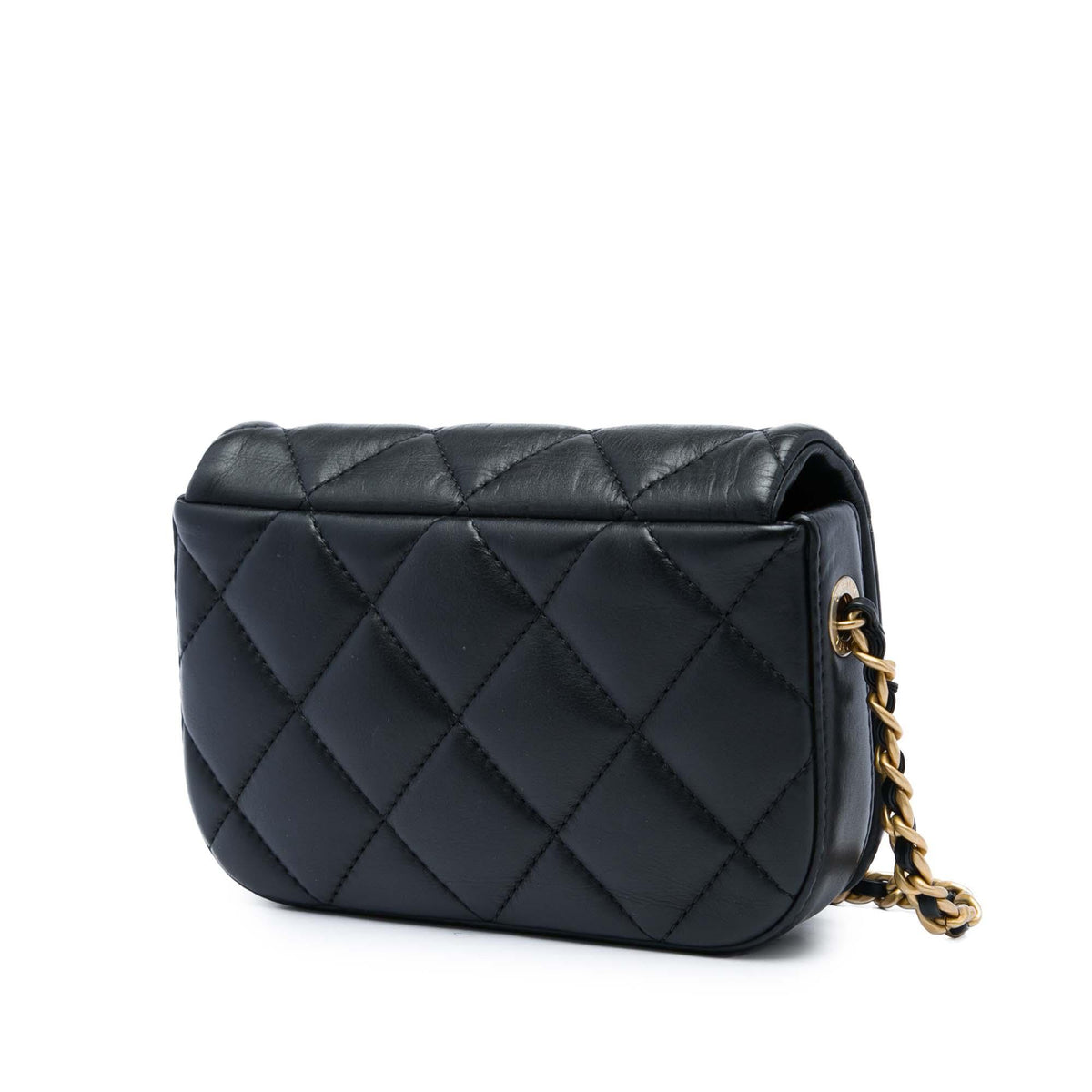 Chanel Mini Quilted Calfskin Nailed CC Flap