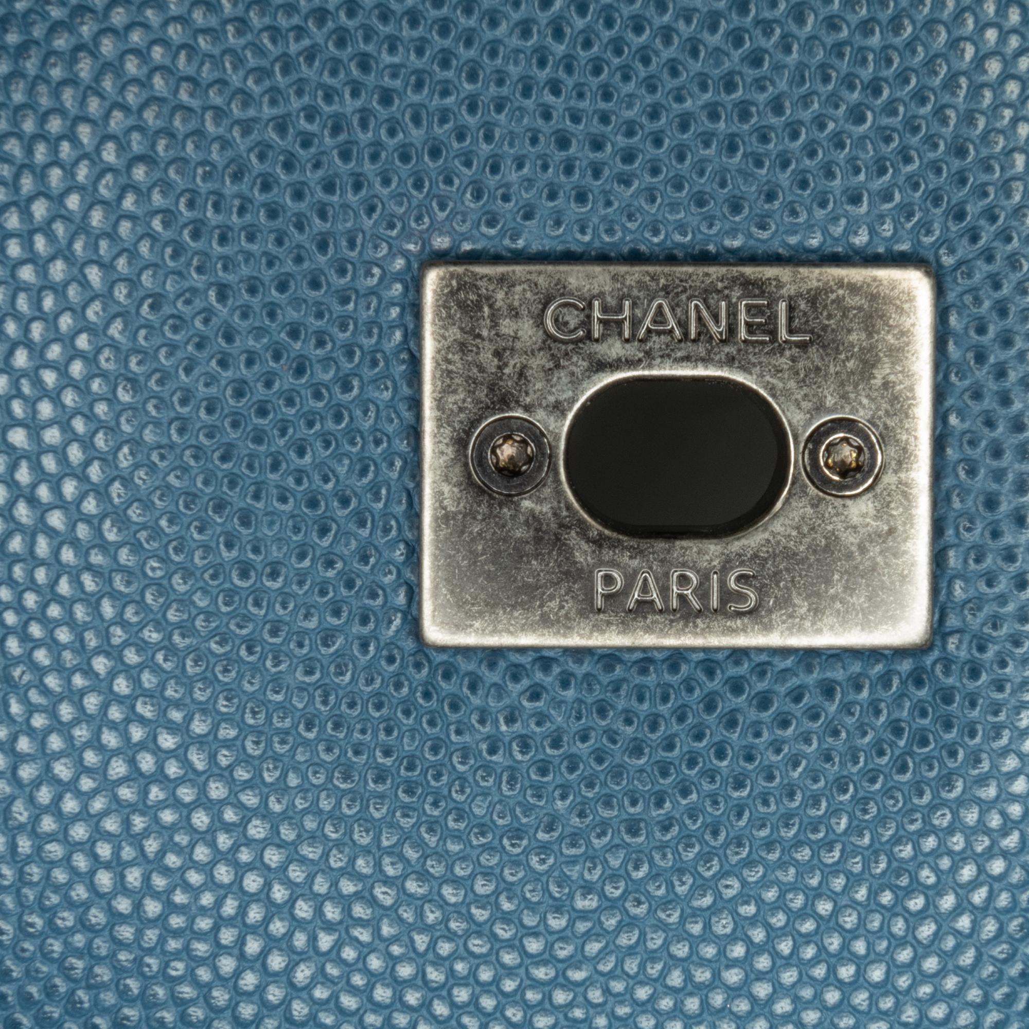 Chanel Mini Quilted Caviar Coco Top Handle Bag
