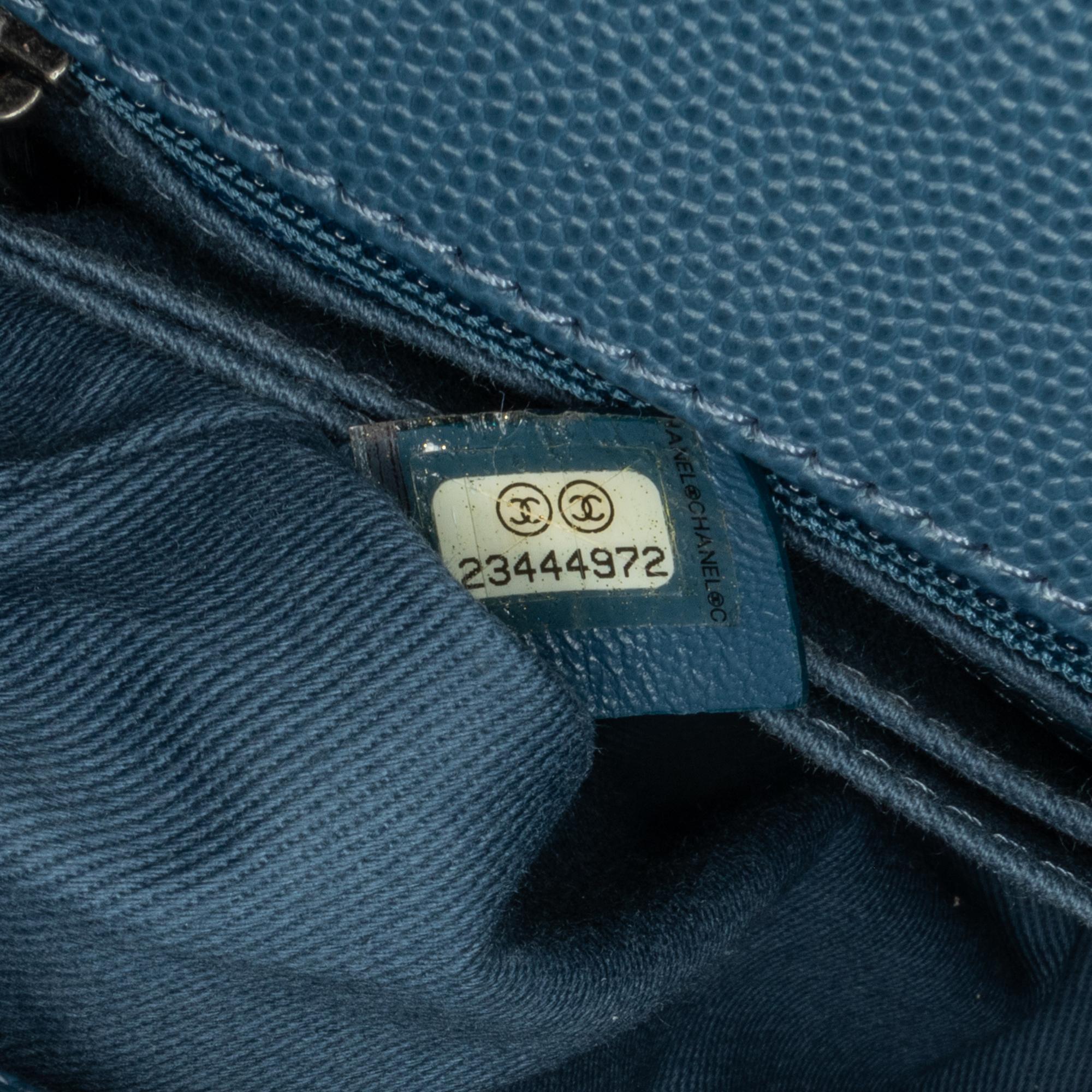 Chanel Mini Quilted Caviar Coco Top Handle Bag