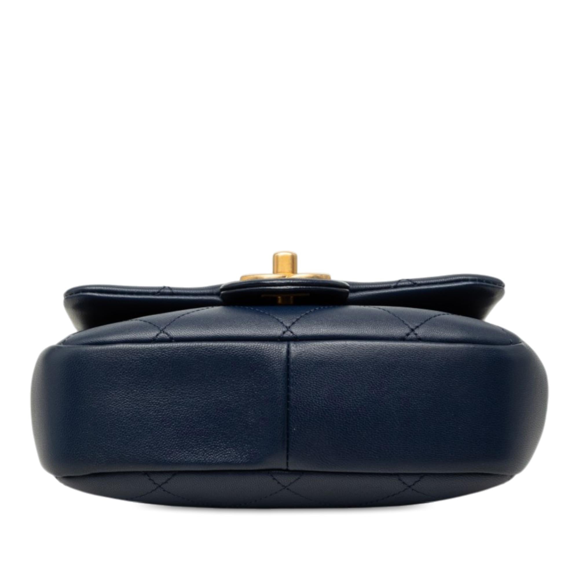 Chanel Mini Quilted Lambskin In The Loop Flap