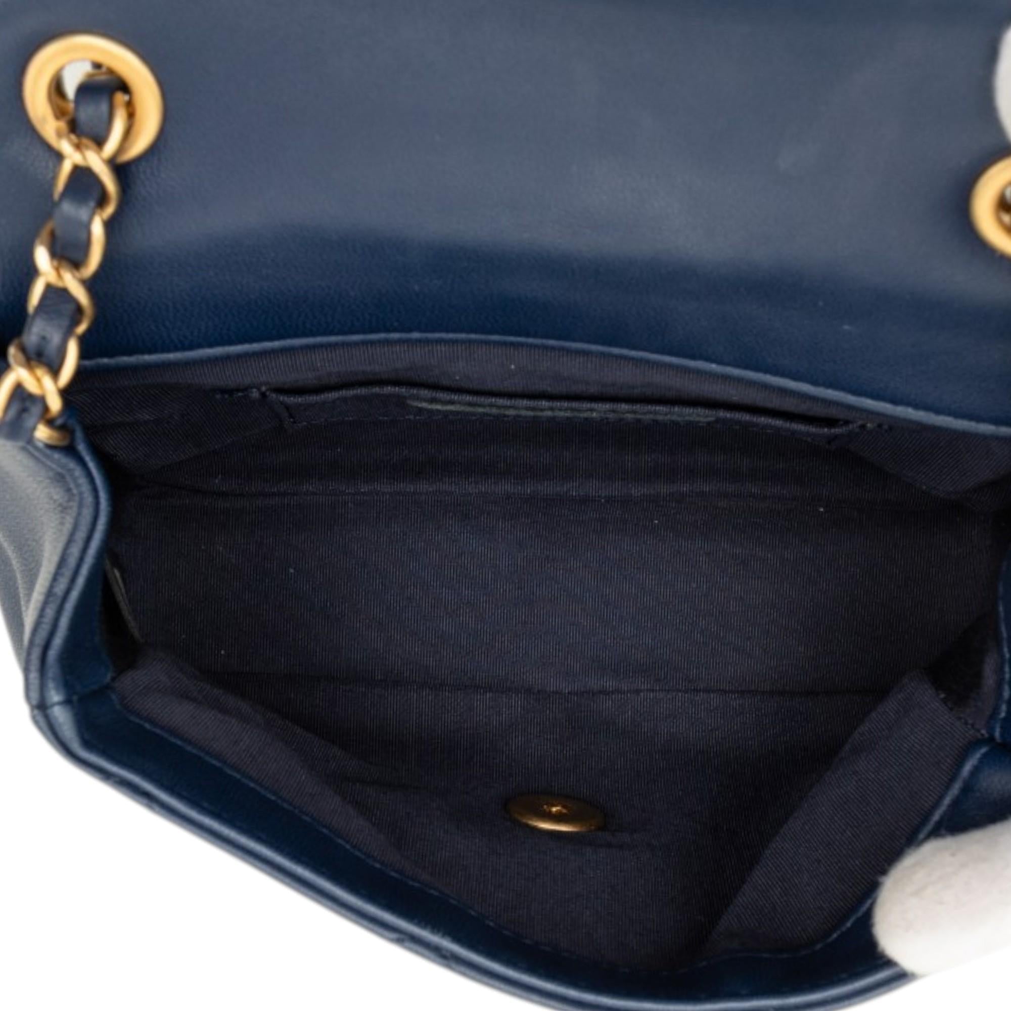 Chanel Mini Quilted Lambskin In The Loop Flap