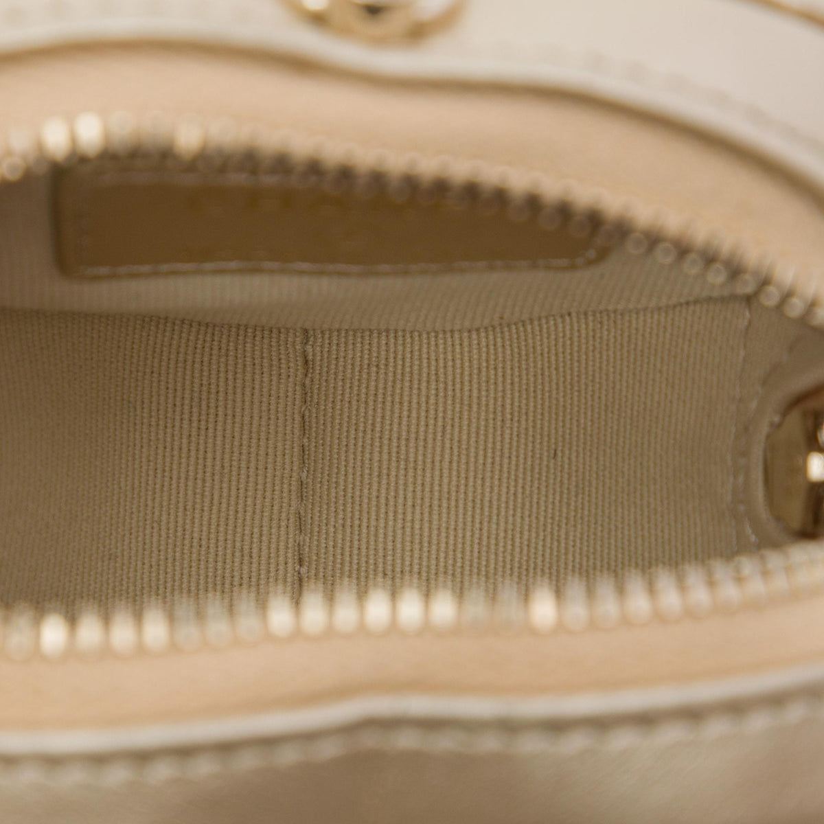 Chanel Mini Quilted Metallic Lambskin CC In Love Heart Bag
