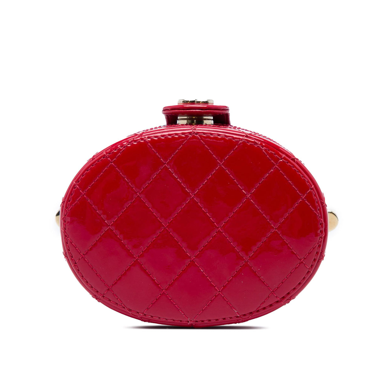 Chanel Mini Quilted Patent CC Allure Vanity Case