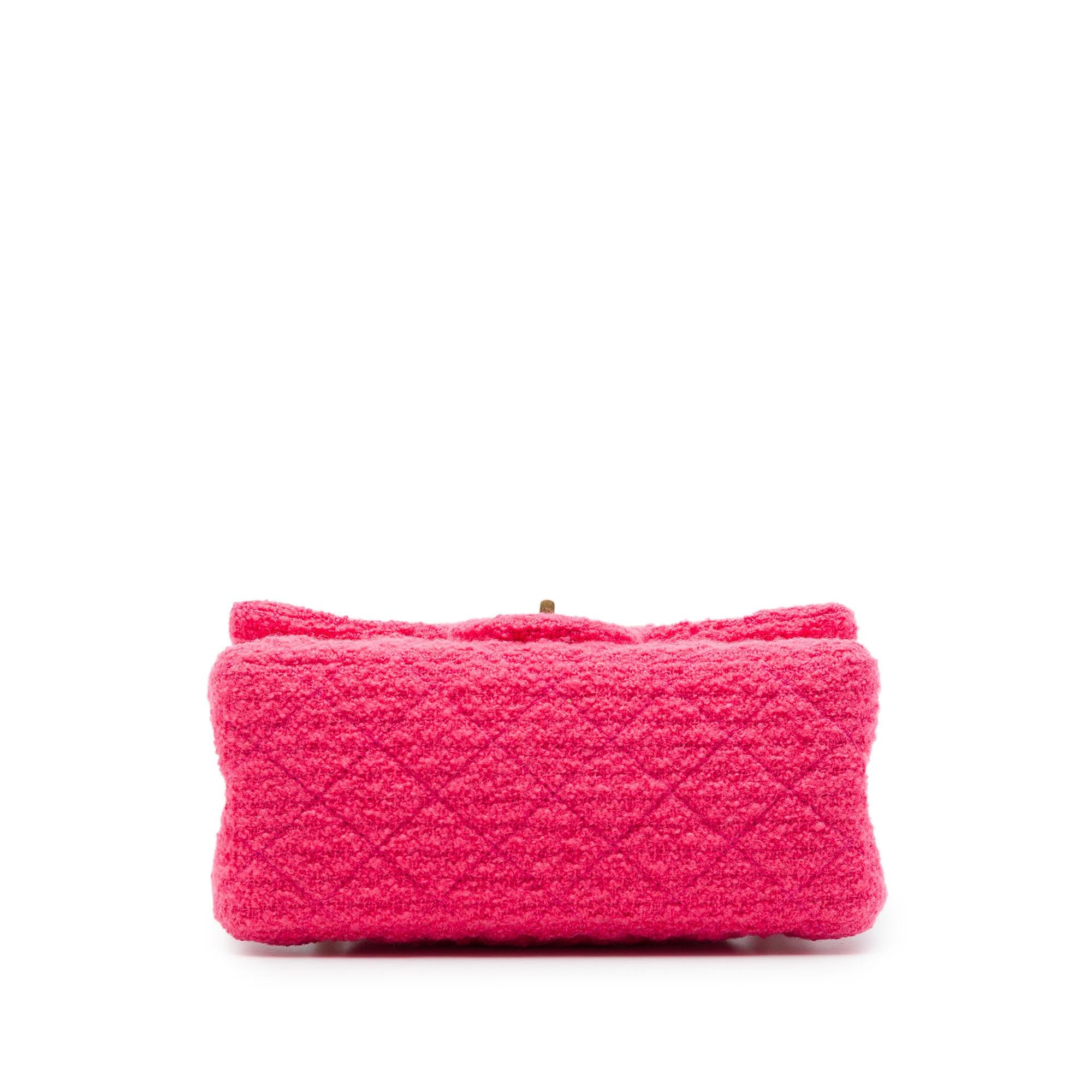 Chanel Mini Quilted Tweed Reissue 2.55 Single Flap 224