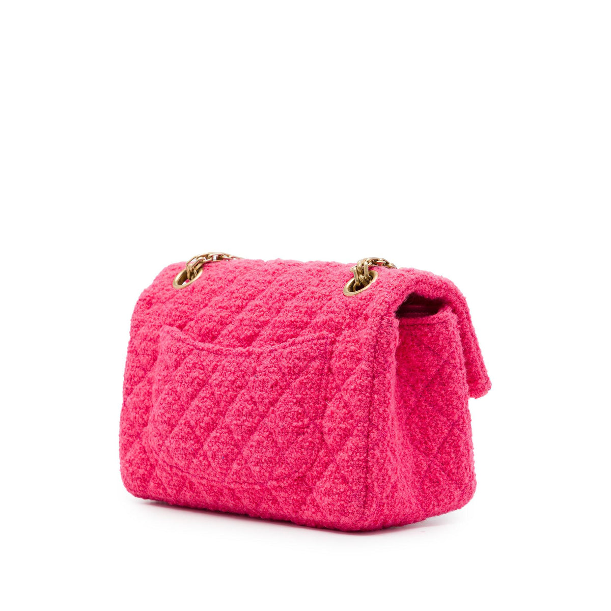 Chanel Mini Quilted Tweed Reissue 2.55 Single Flap 224