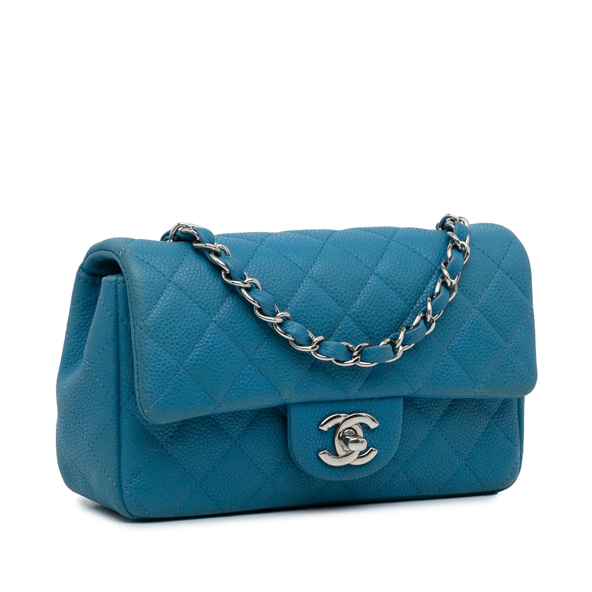 Chanel Mini Rectangular Classic Caviar Single Flap
