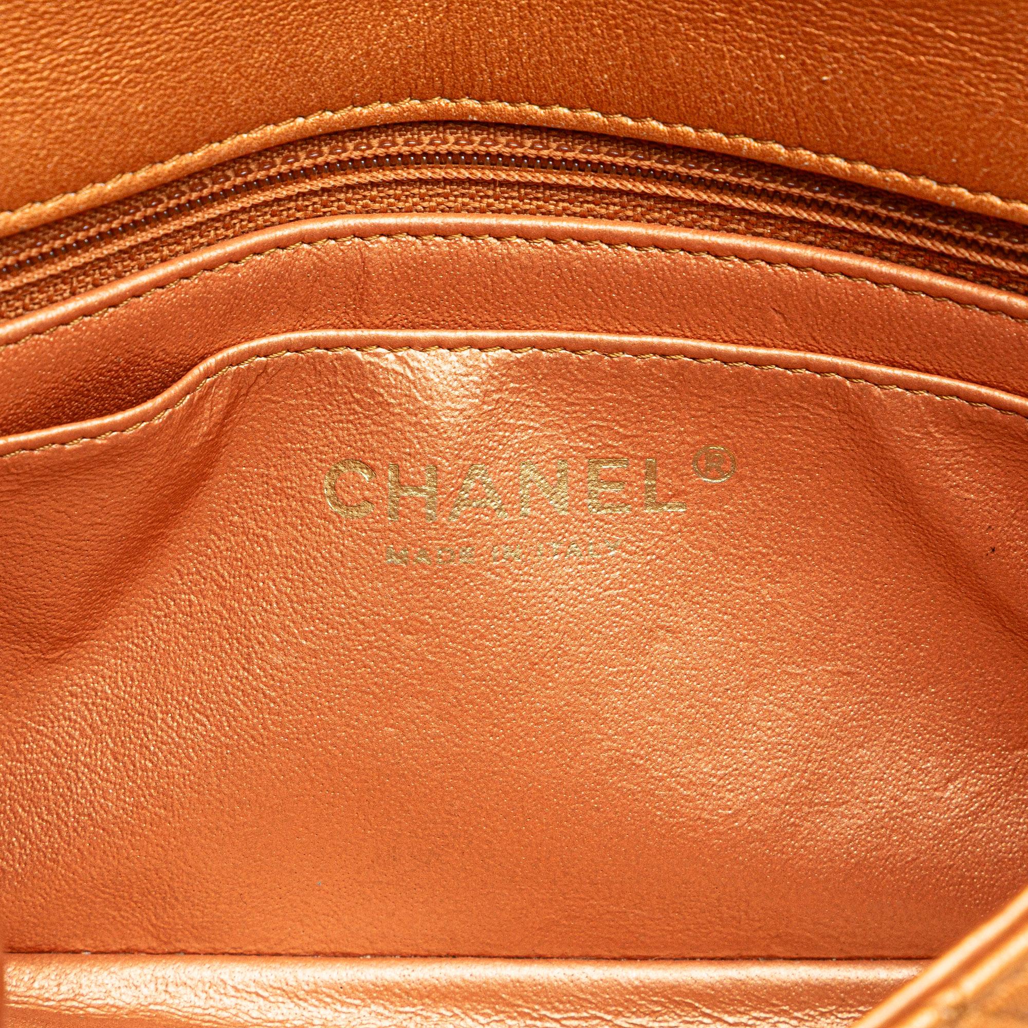 Chanel Mini Rectangular Classic Iridescent Lambskin Single Flap