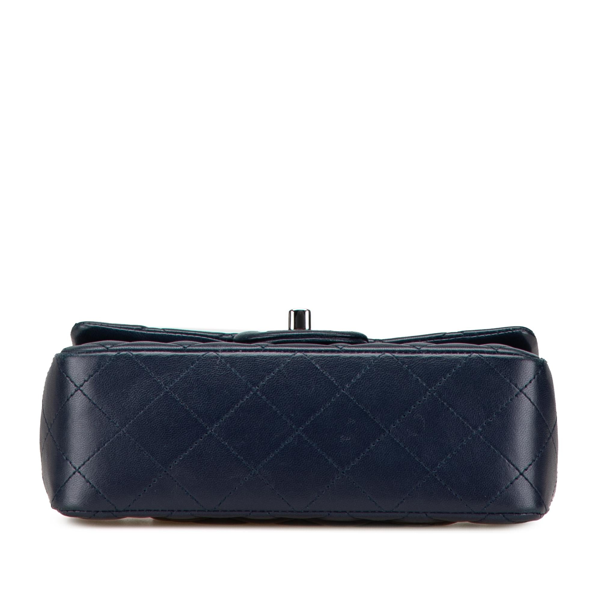 Chanel Mini Rectangular Classic Lambskin Single Flap (SHG-Zxsl77)