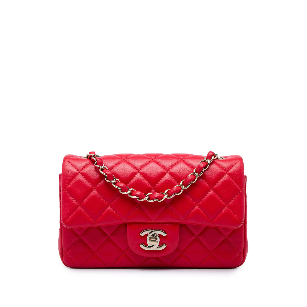 Chanel Mini Rectangular Classic Lambskin Single Flap