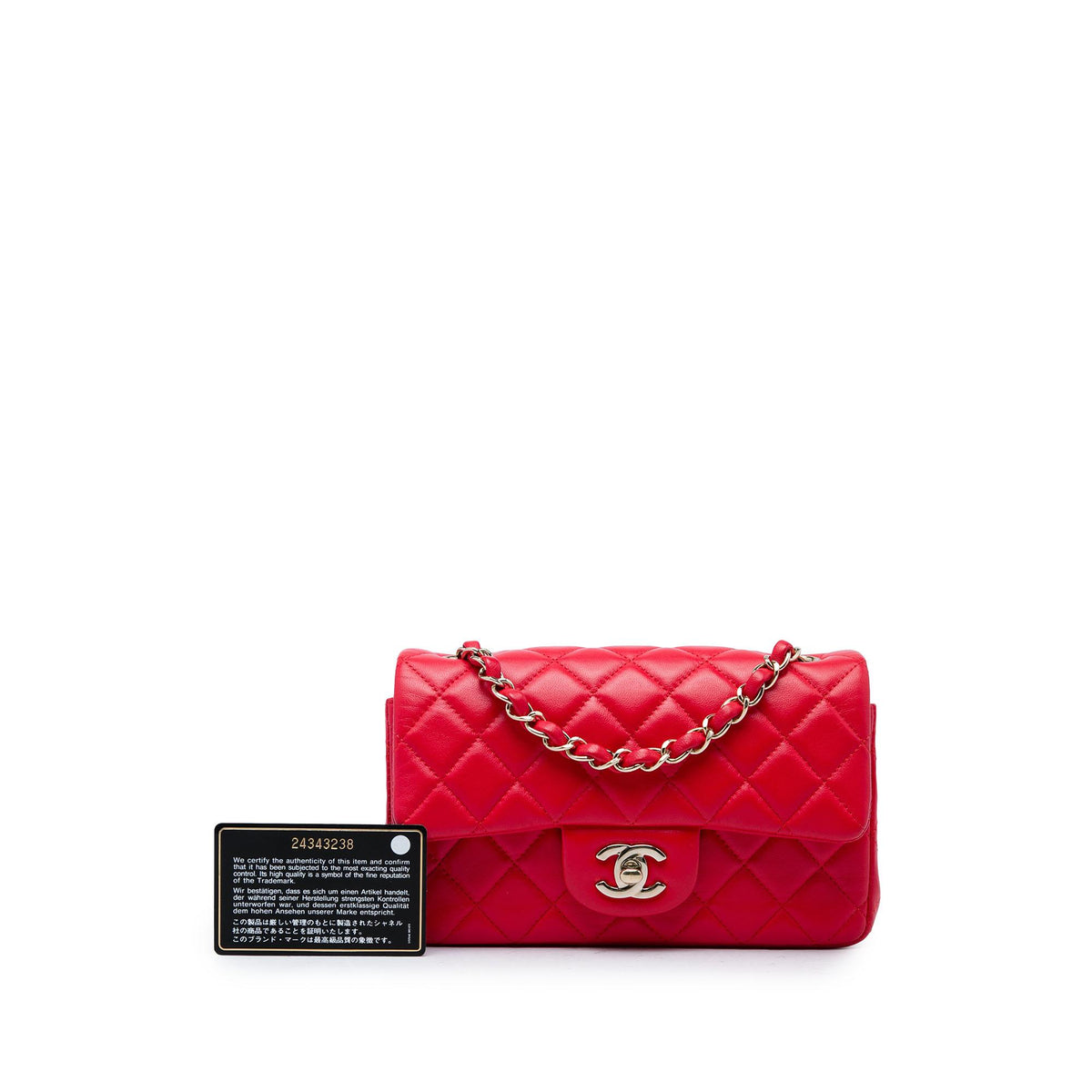Chanel Mini Rectangular Classic Lambskin Single Flap