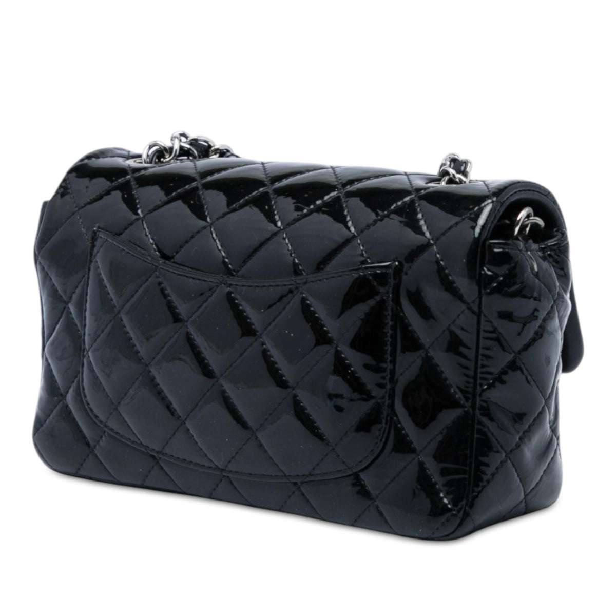 Chanel Mini Rectangular Classic Patent Single Flap