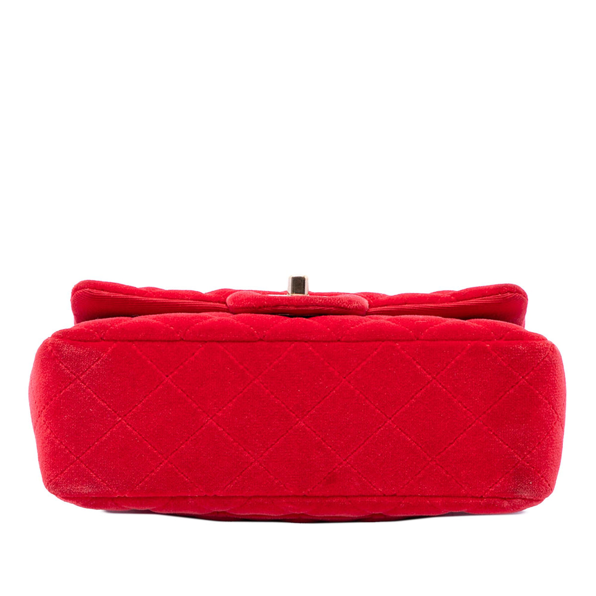 Chanel Mini Rectangular Classic Velvet Single Flap