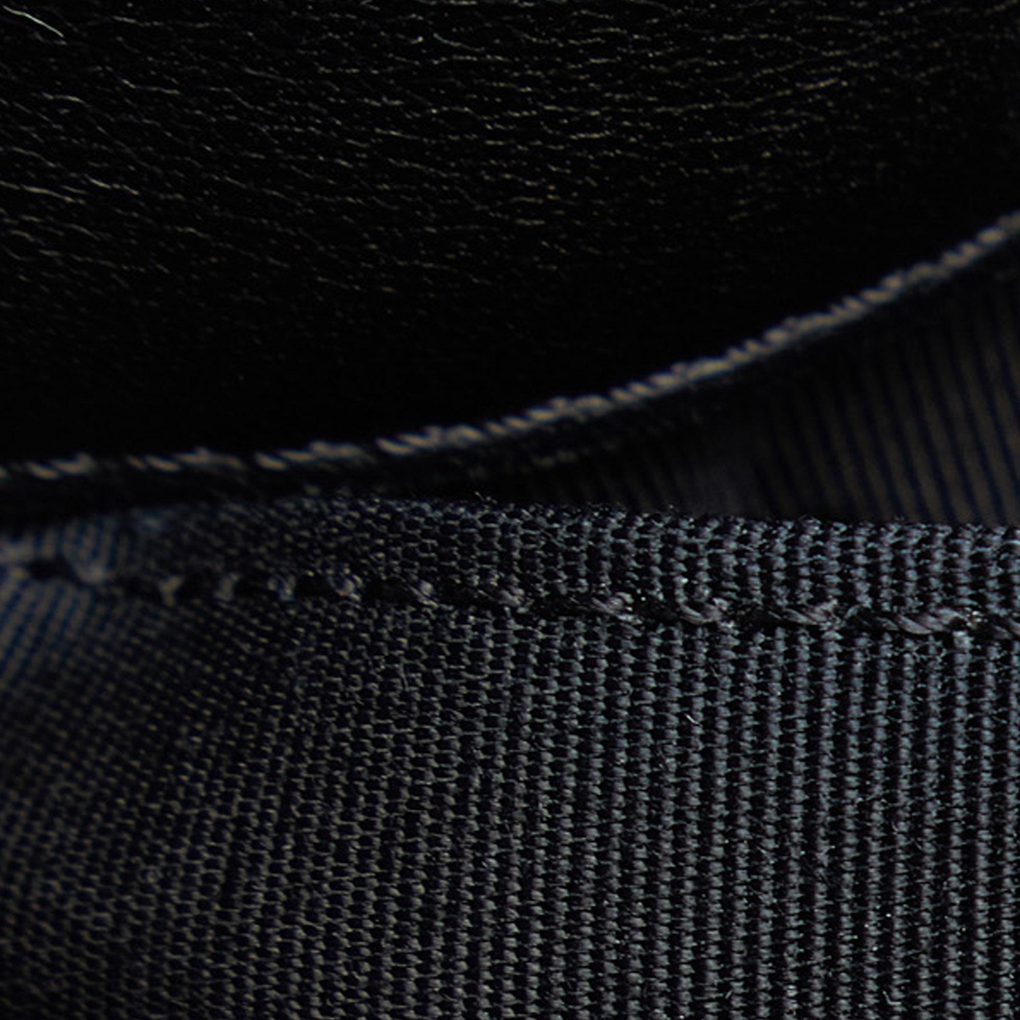 Chanel Mini Square Calfskin Graphic Flap Crossbody Bag