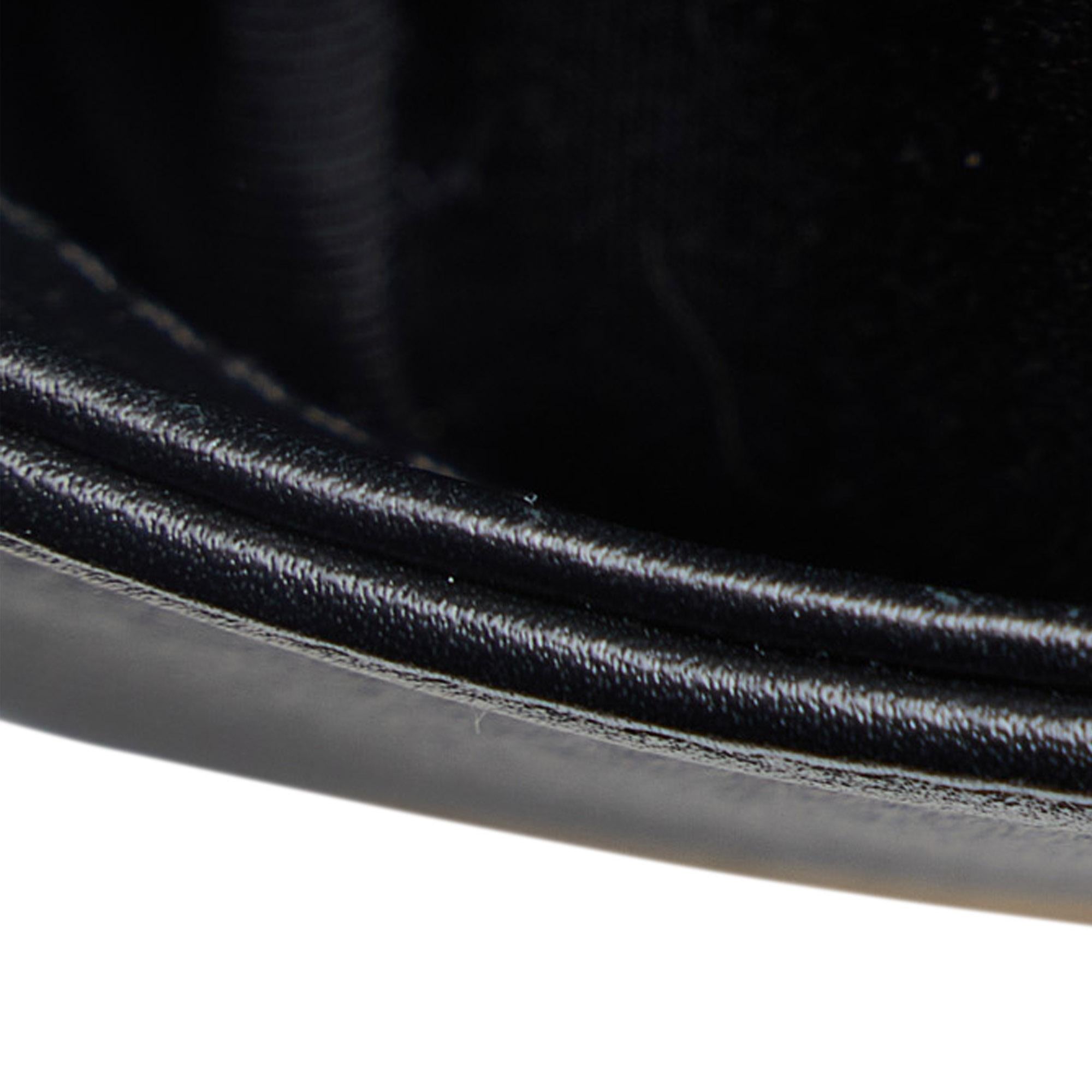 Chanel Mini Square Calfskin Graphic Flap Crossbody Bag