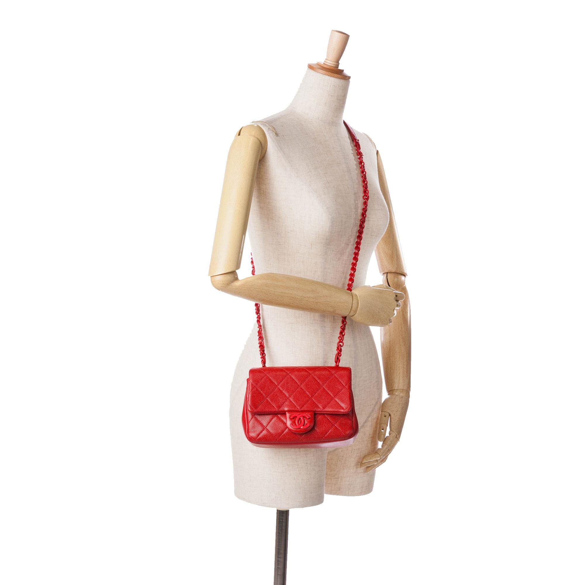 Chanel Mini Square Caviar Incognito Flap (SHG-ej6iGr)