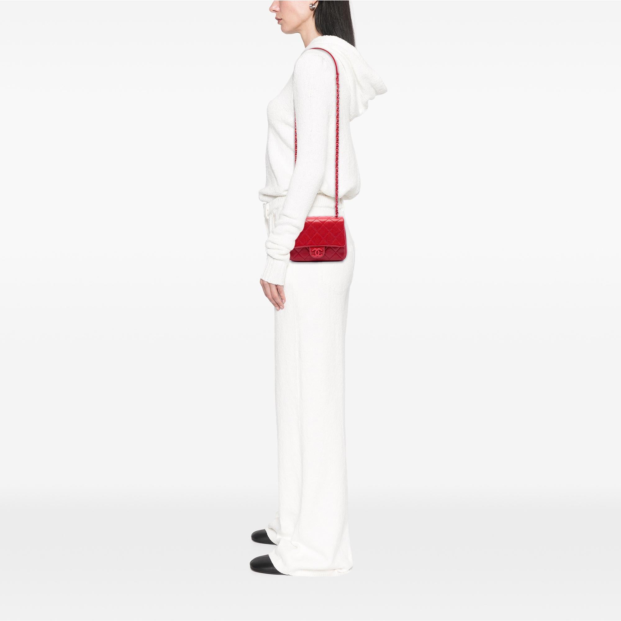Chanel Mini Square Caviar Incognito Flap
