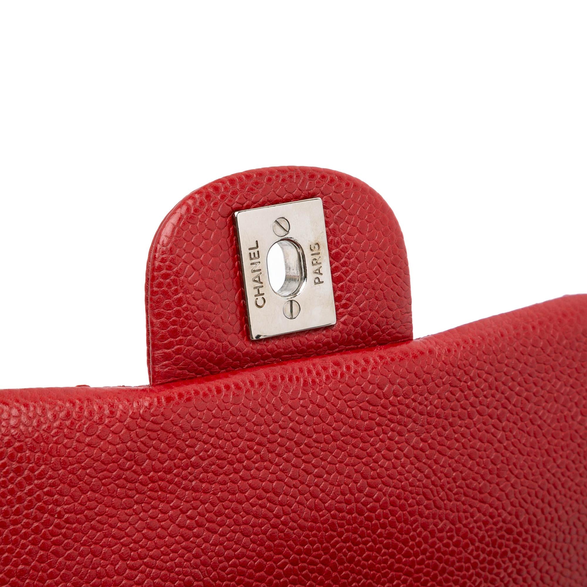 Chanel Mini Square Classic Caviar Single Flap