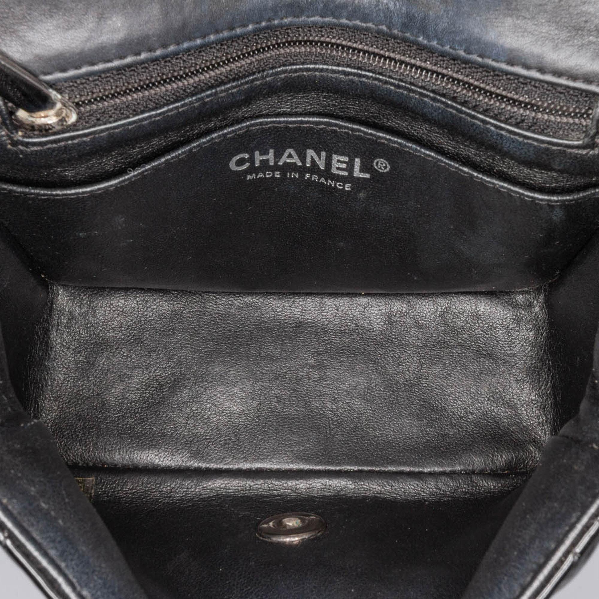 Chanel Mini Square Classic Patent Single Flap