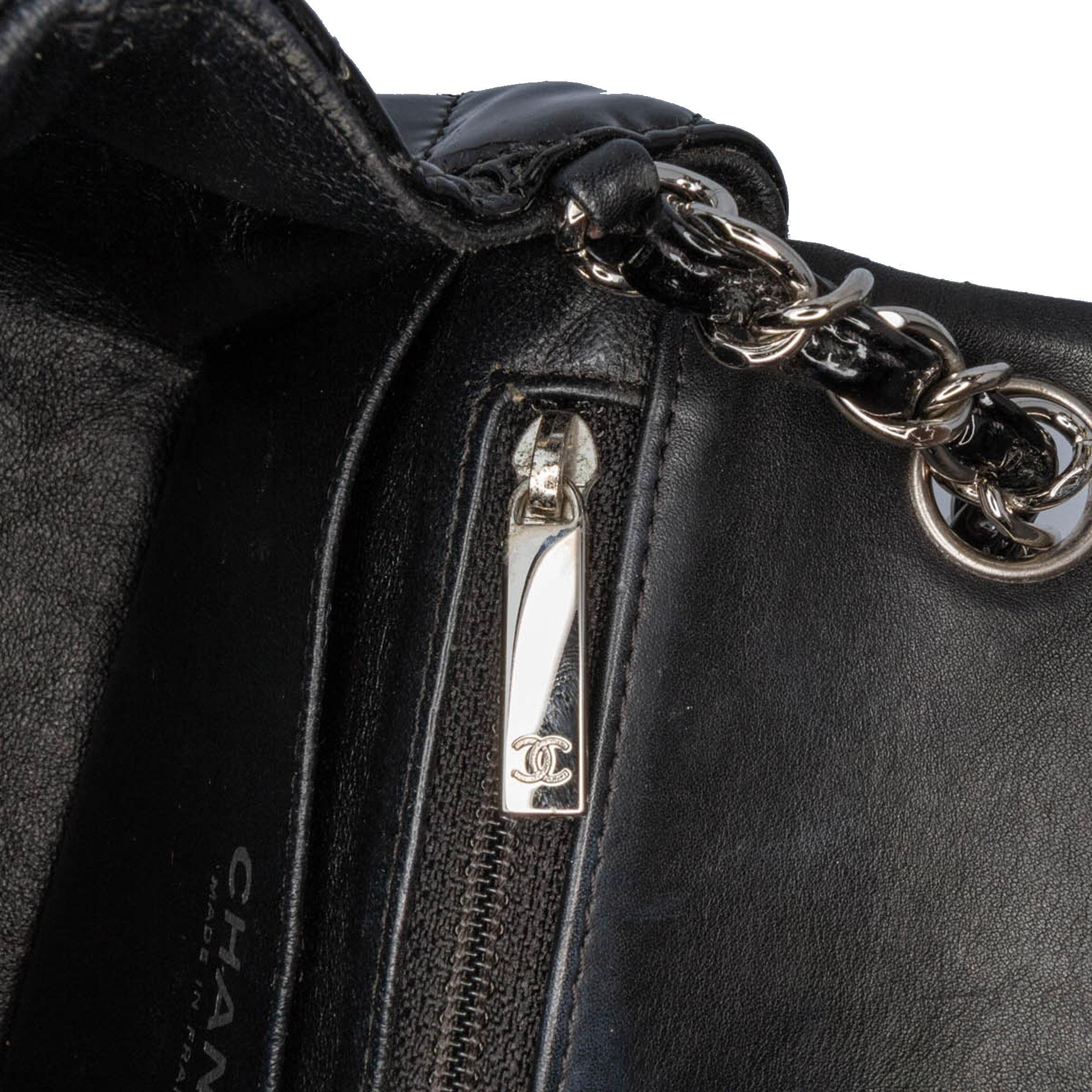 Chanel Mini Square Classic Patent Single Flap