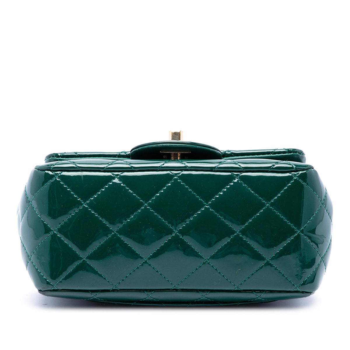 Chanel Mini Square Classic Patent Single Flap