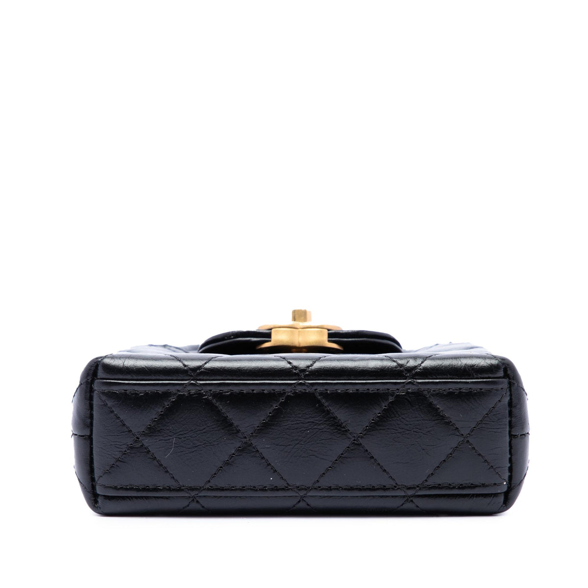 Chanel Nano Aged Calfskin Kelly Shopper Bag