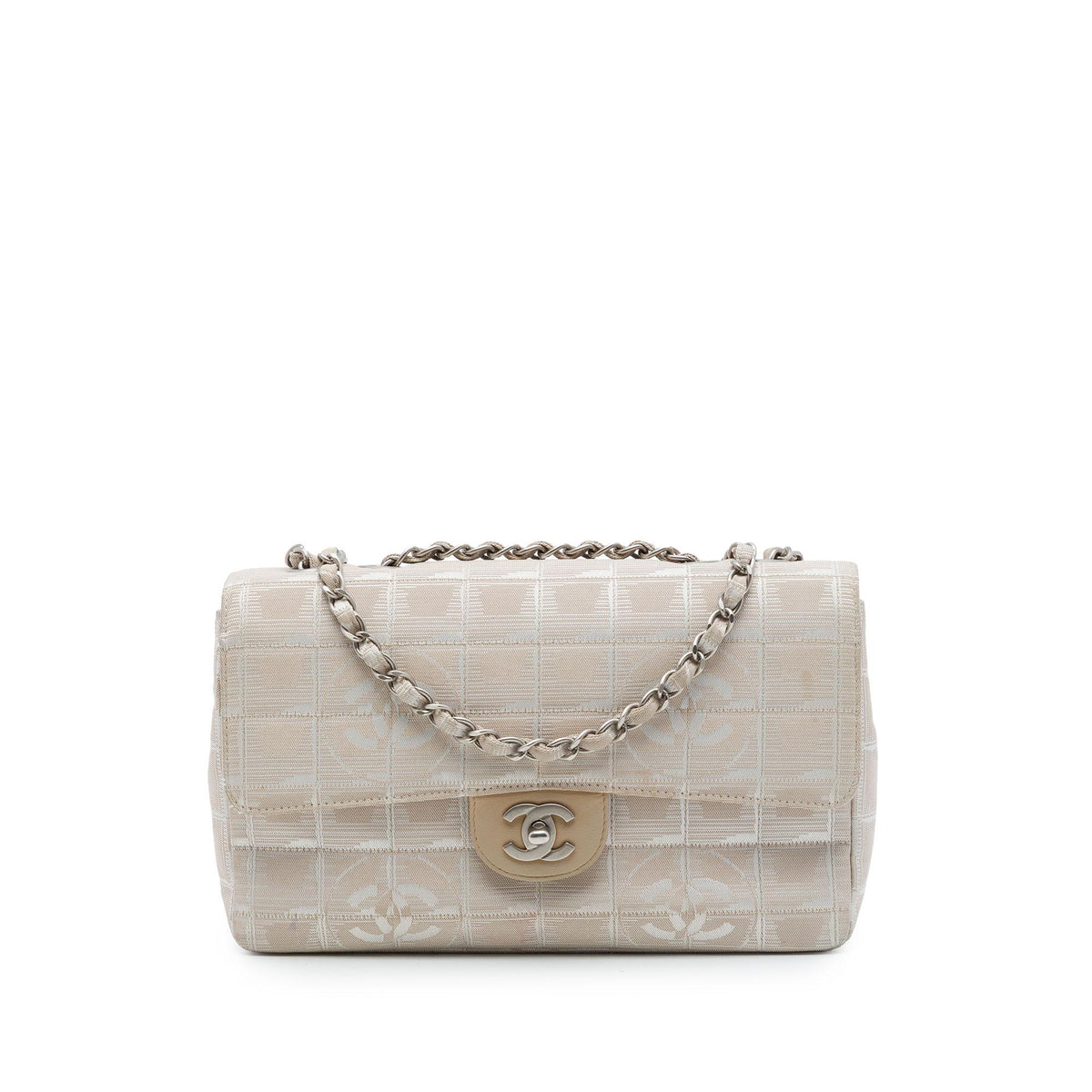 Chanel New Travel Line Medium Nylon Single Flap
