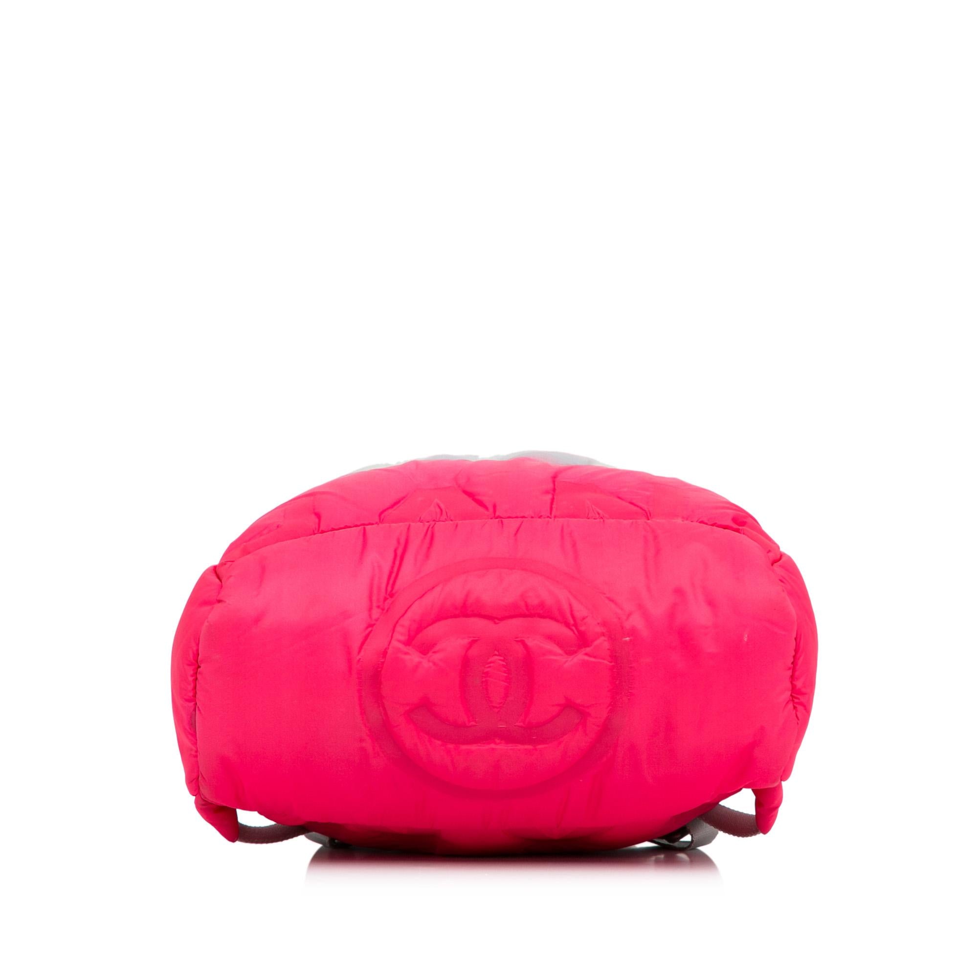 Chanel Nylon Embossed Doudoune Backpack (SHG-gUfGCc)