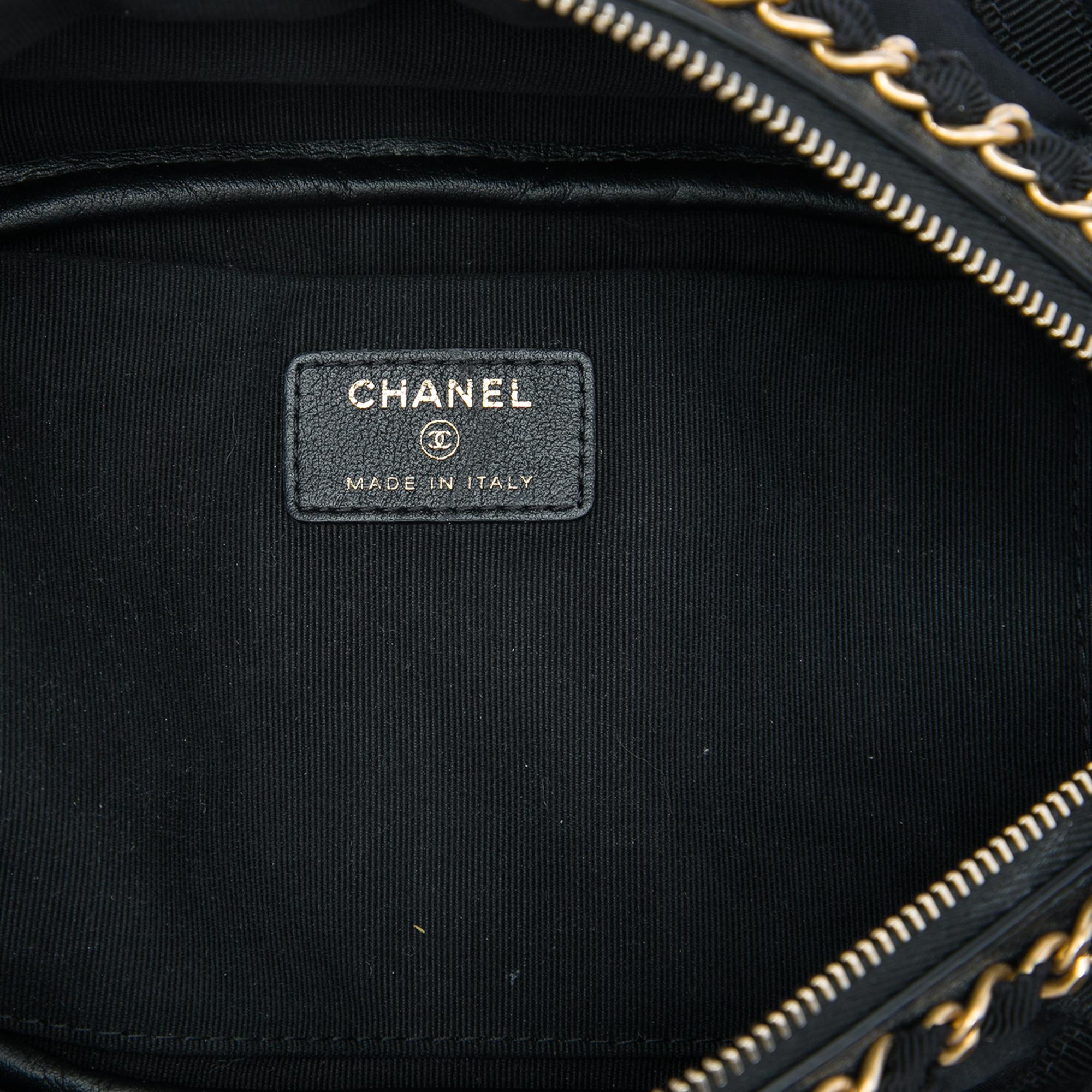Chanel Nylon Grosgrain Lifestyle Pouch